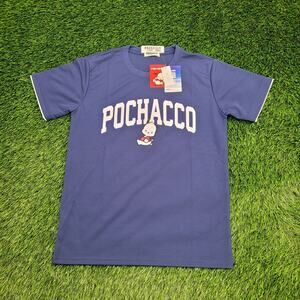 Pochacco Hello-Kitty Shirt Womens M/L 19x26 Sanrio Spellout